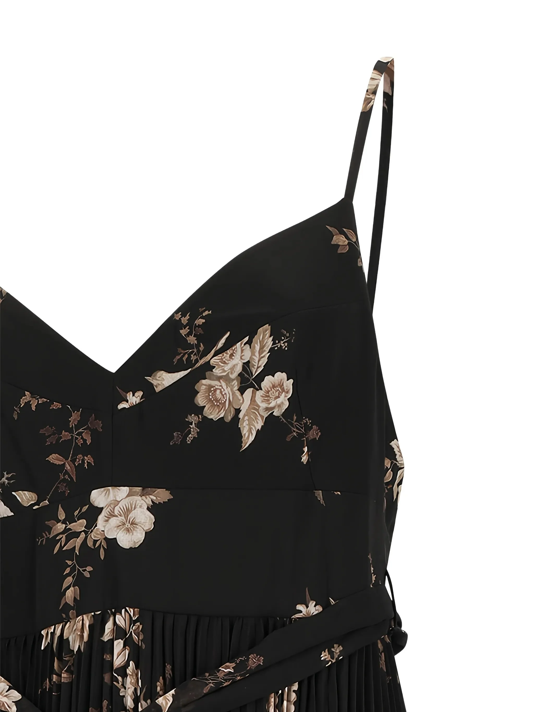 Zimmermann Fitted Bodice Mini Dress with Shirred Back and Waist Belt - Size 0 - Image 3