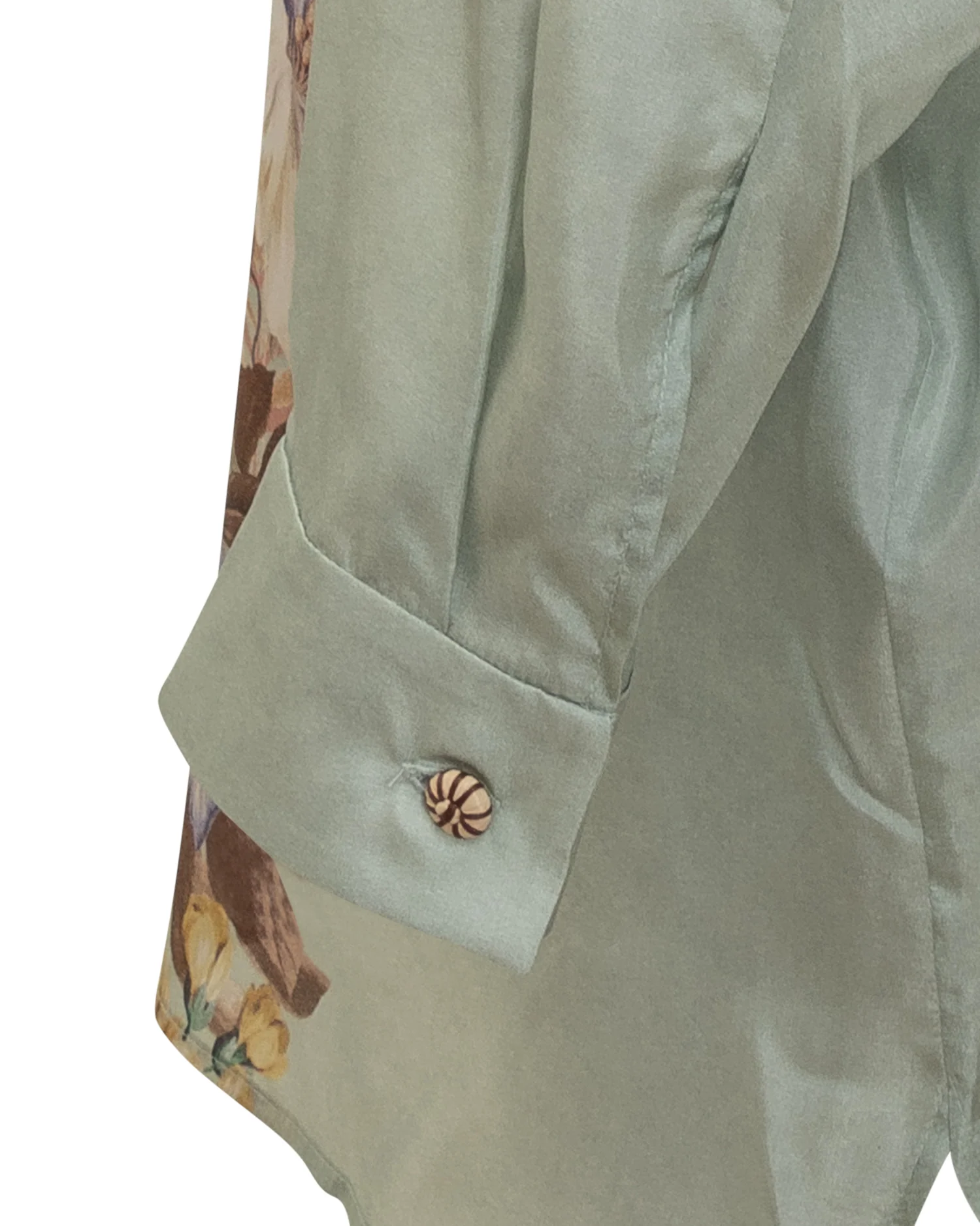 Zimmermann Floral Silk Shirt for Women - FW25 Collection - Image 4