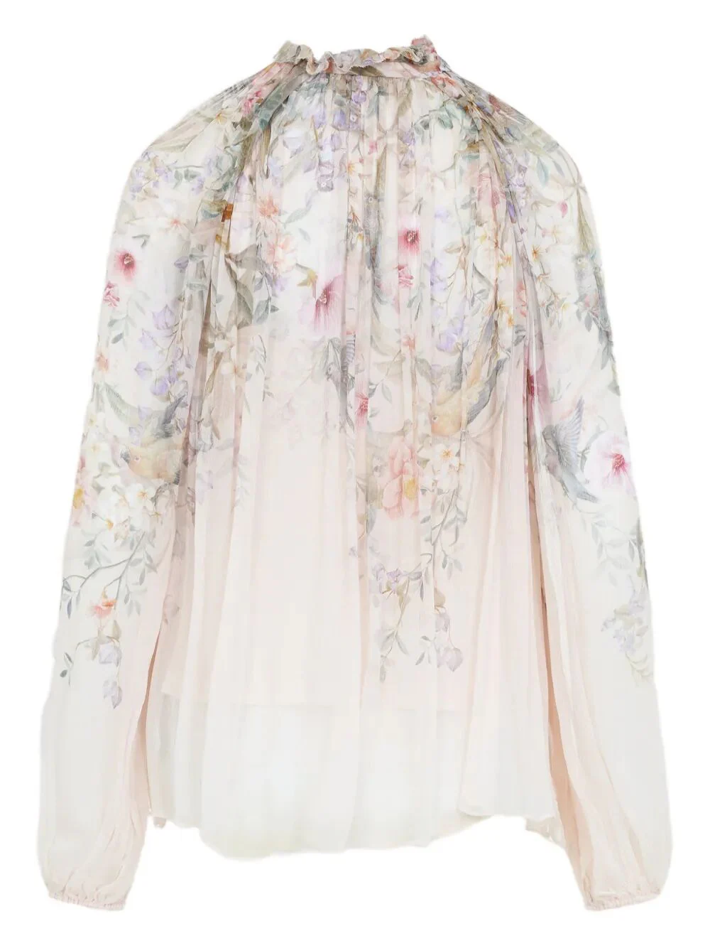 ZIMMERMANN High Neck 'rebellion' Blouse with Bow Detail on the Front in Viscose for Women - Image 2
