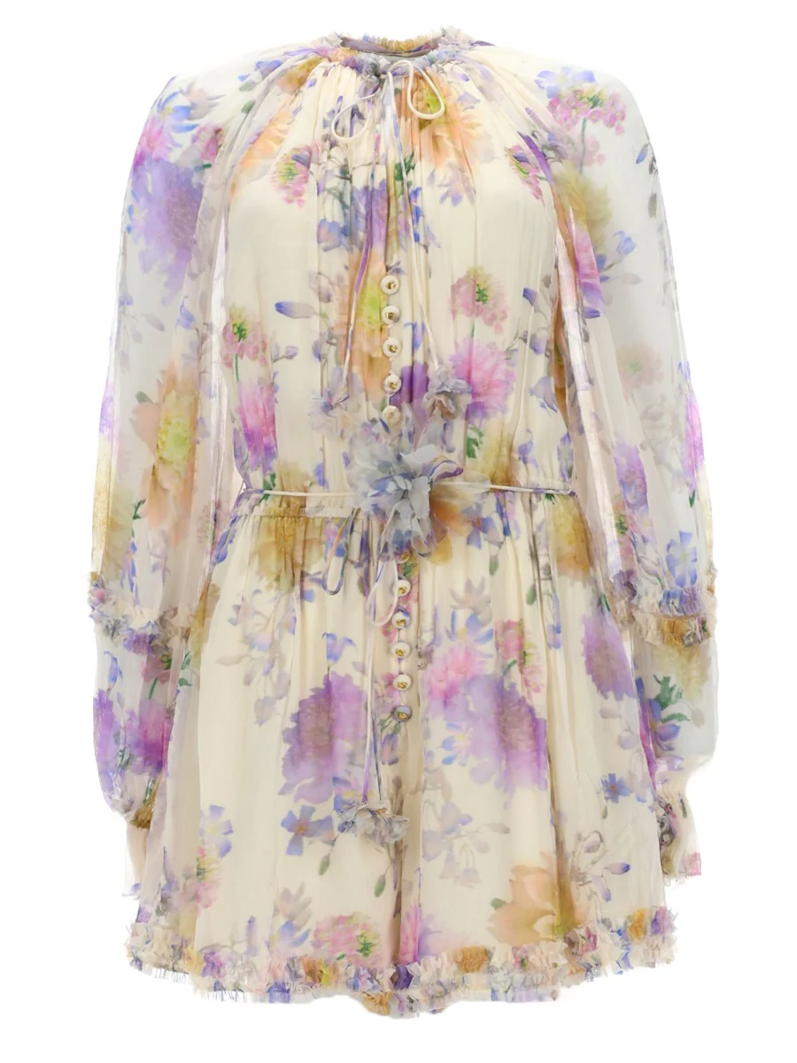 ZIMMERMANN Luna Ruffled Playsuit