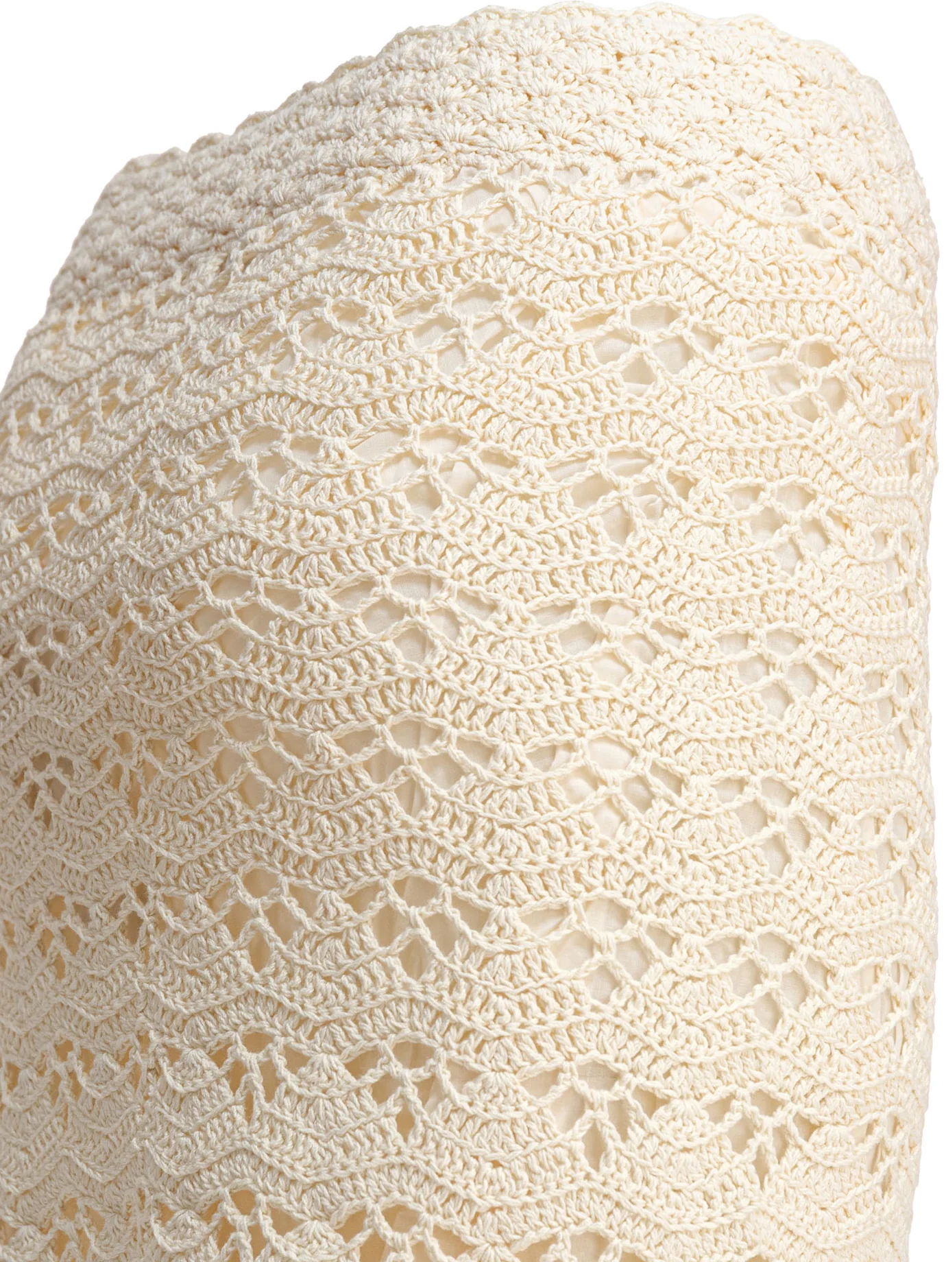 ZIMMERMANN Rhiannon Crocheted Cotton Midi Skirt - Image 4