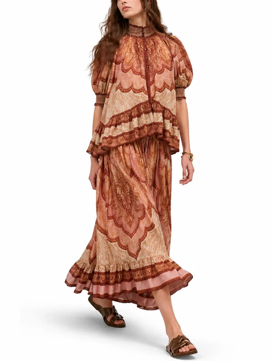 ZIMMERMANN Wanderlust Silk Maxi Skirt - Image 2