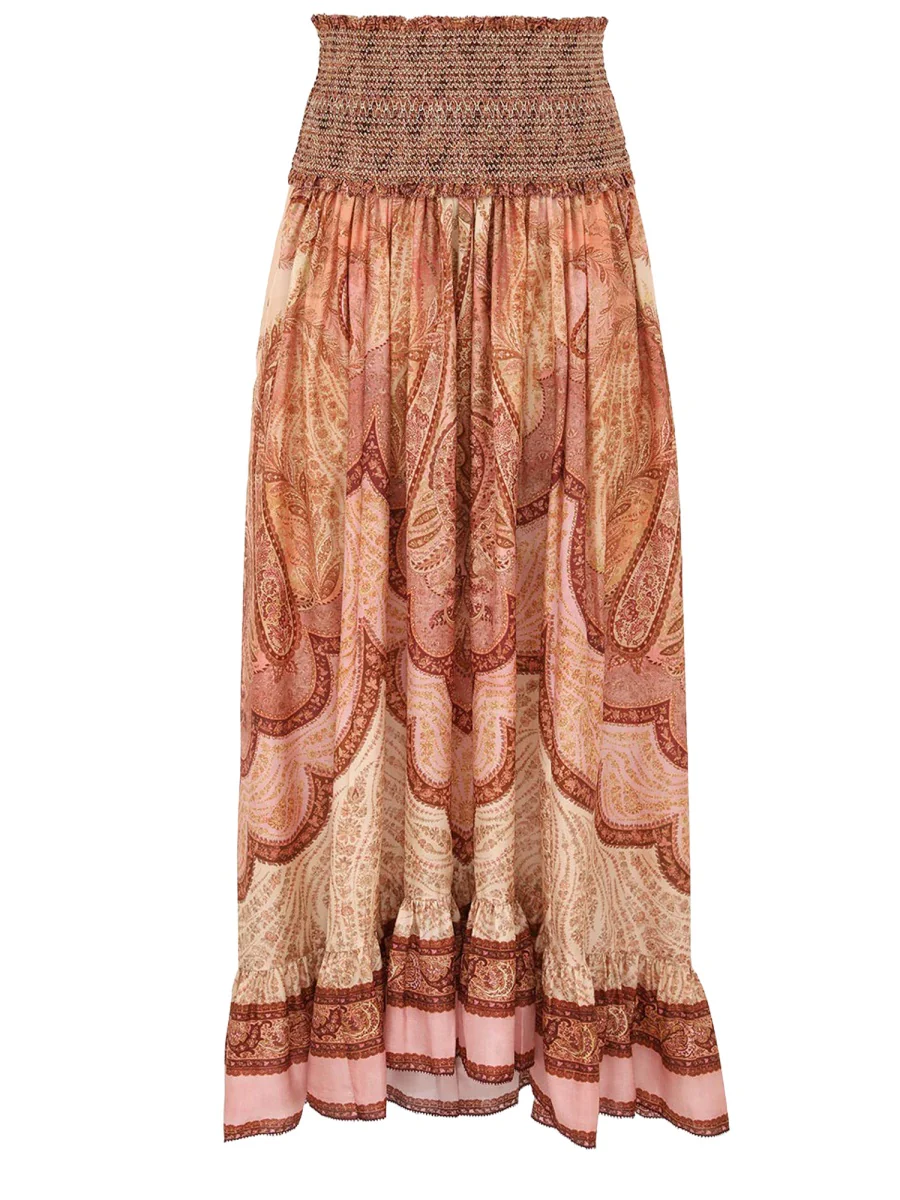 ZIMMERMANN Wanderlust Silk Maxi Skirt - Image 3