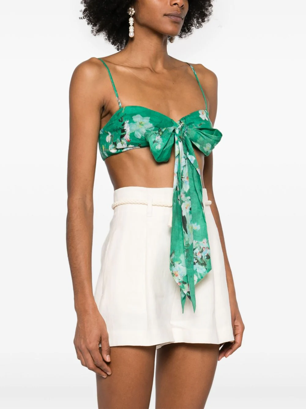 Zimmermann Women’s Linen Bralette with Adjustable Straps - Size 0 - Image 3